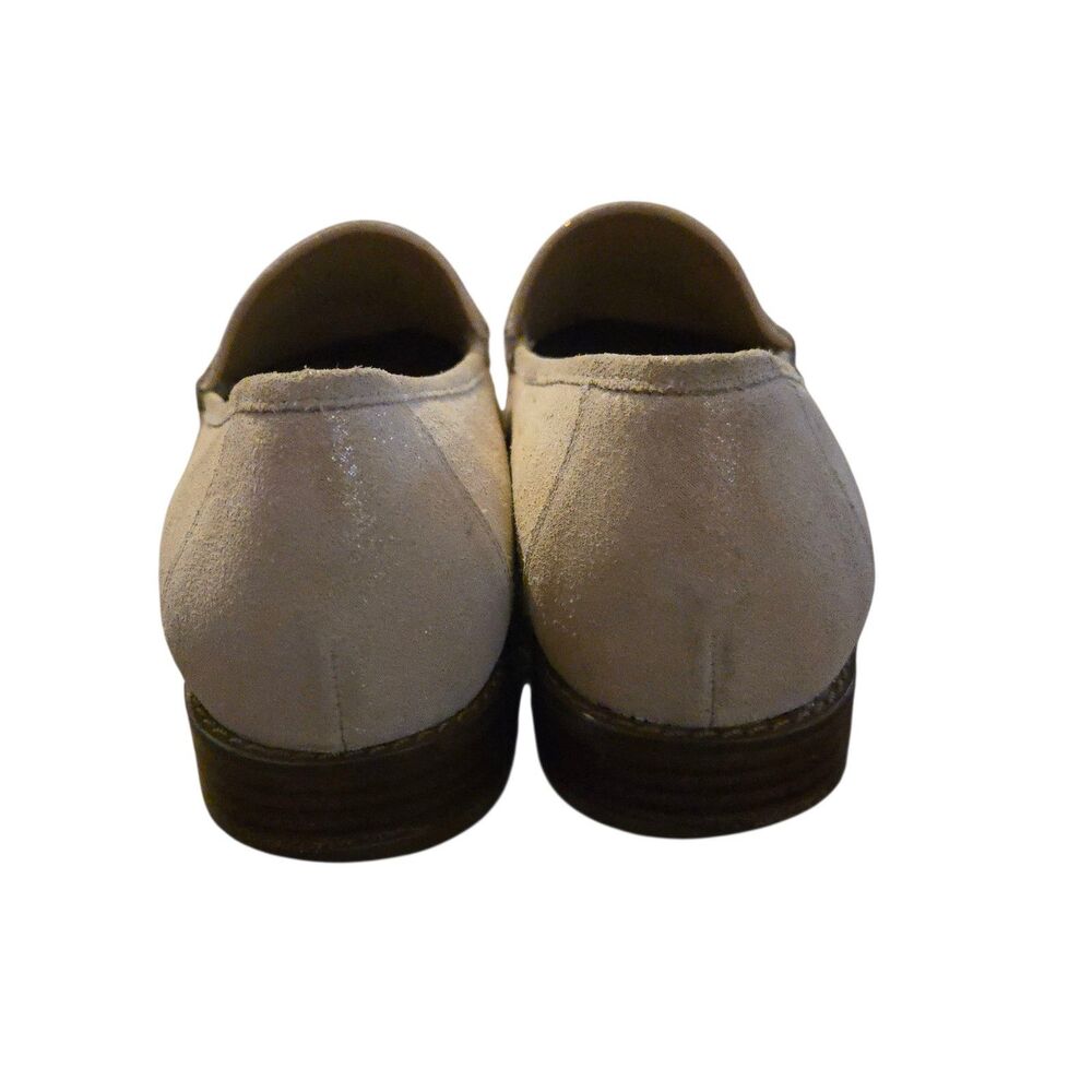 Vionic Beige /gold shimmer Loafers - Picture 4 of 11